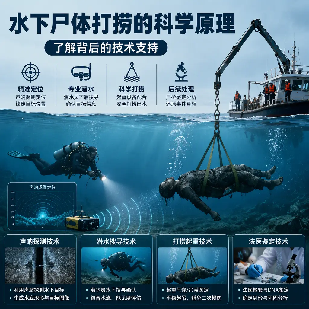 岳池水下尸体打捞的科学原理,了解背后的技术支持